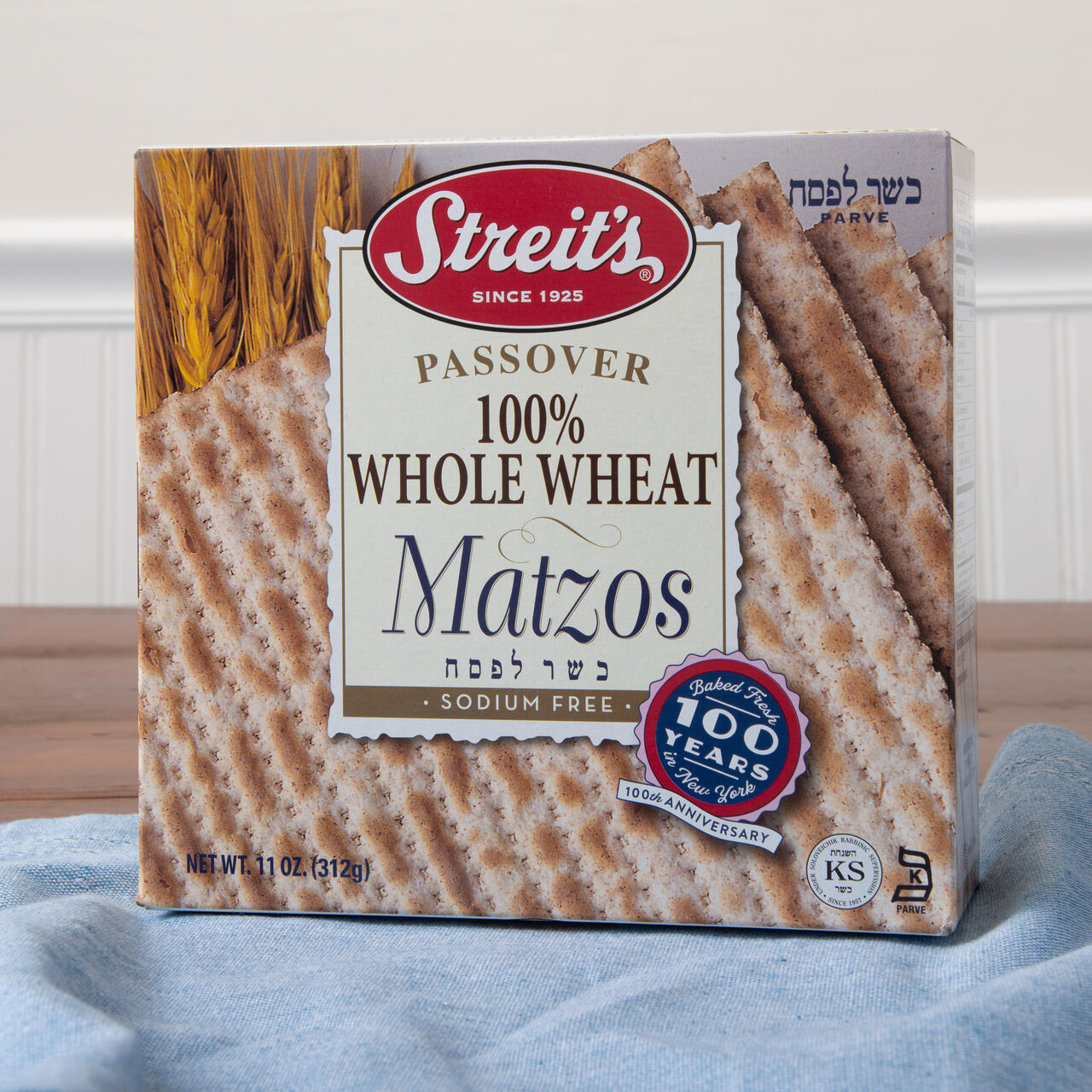 Streit&rsquo;s Passover Whole Wheat Matzos  large