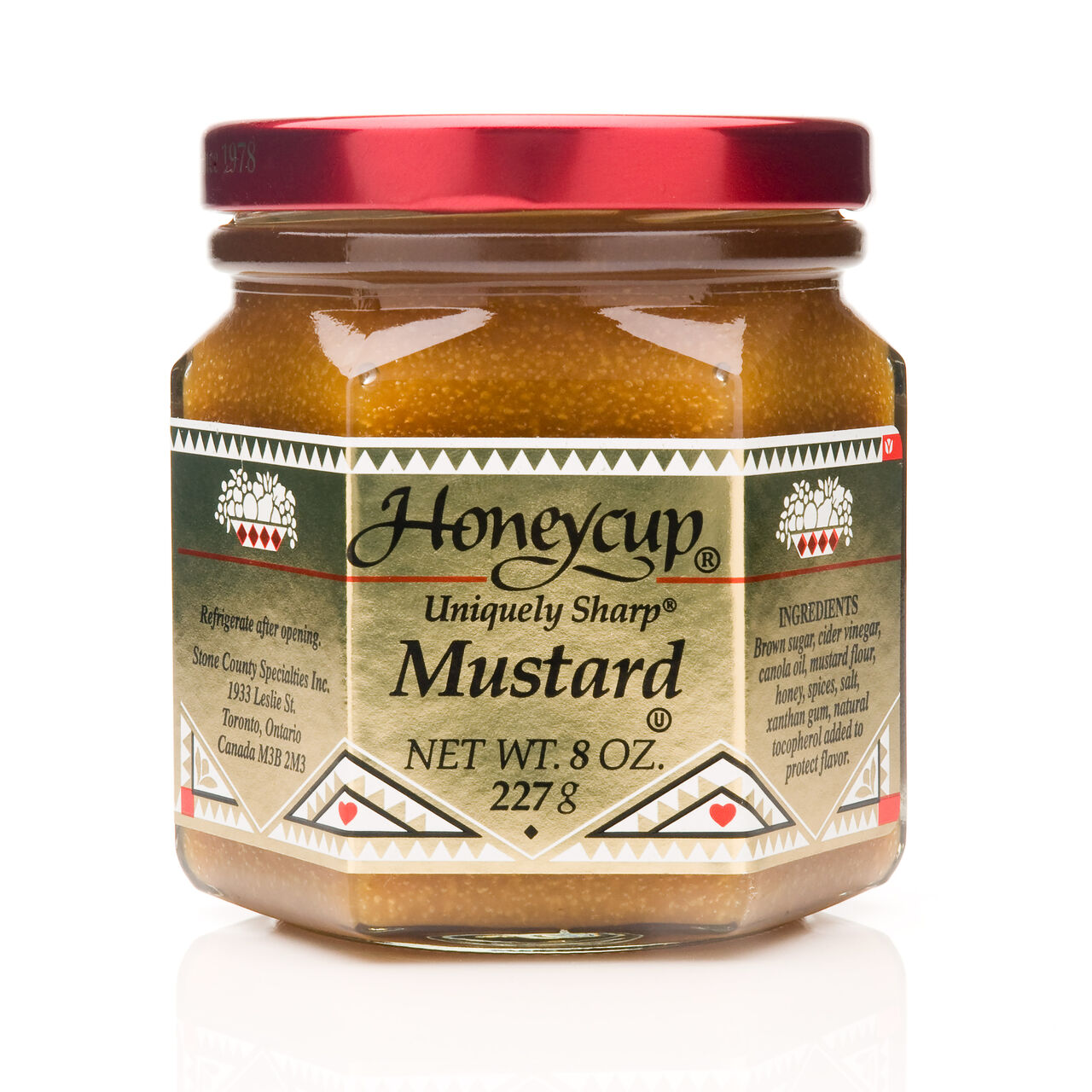 Honeycup Uniquely Sharp Mustard - 8oz, , large image number 0