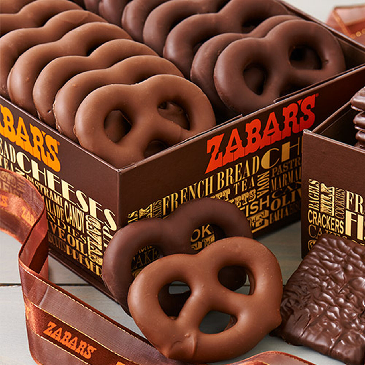Zabar's Chocolate Covered Pretzels (Kosher)  large