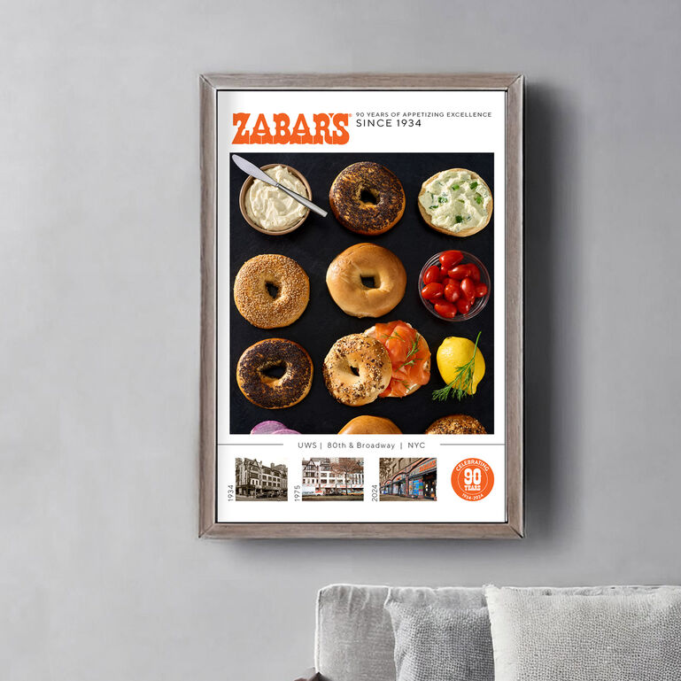 Zabar's Bagel Poster  large