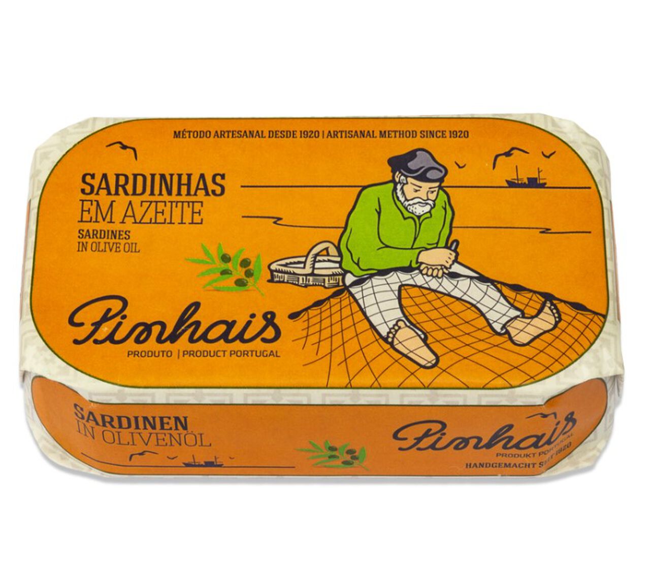 Pinhais Canned Sardines in Olive Oil 4.41oz  large