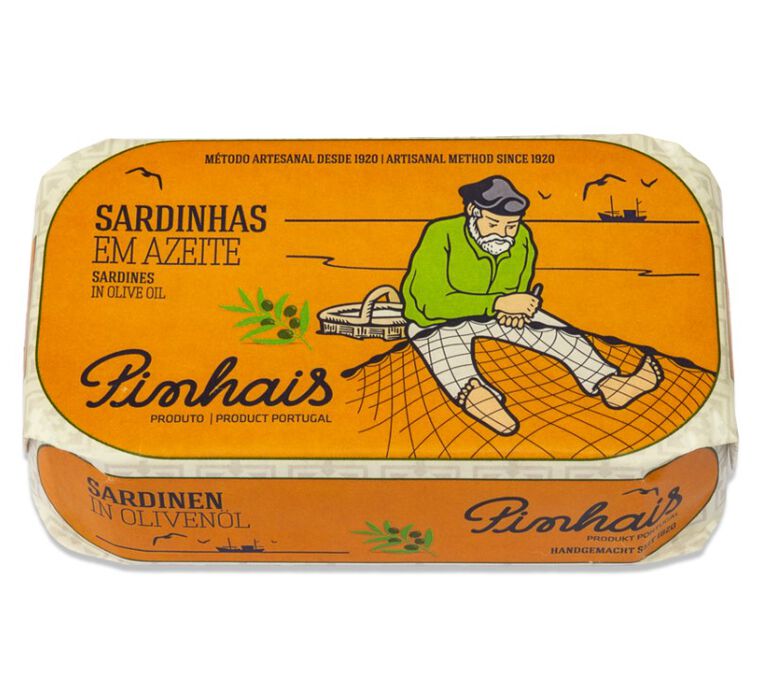 Pinhais Canned Sardines in Olive Oil 4.41oz  large