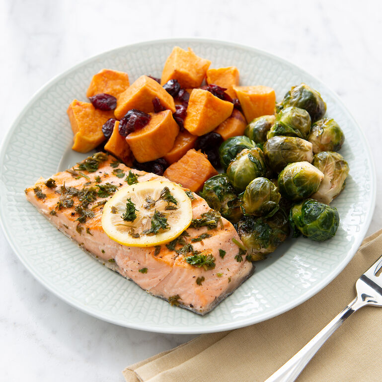 Signature Lemon Herb Salmon Plate  large