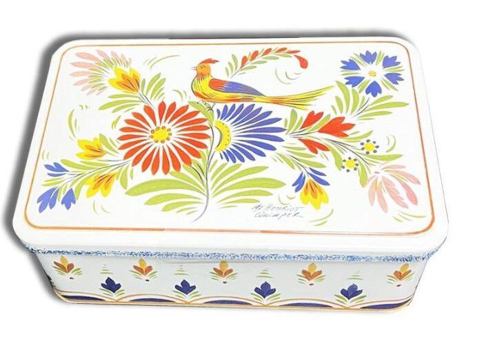 Maison Peltier Galettes Quimper Flower Tin