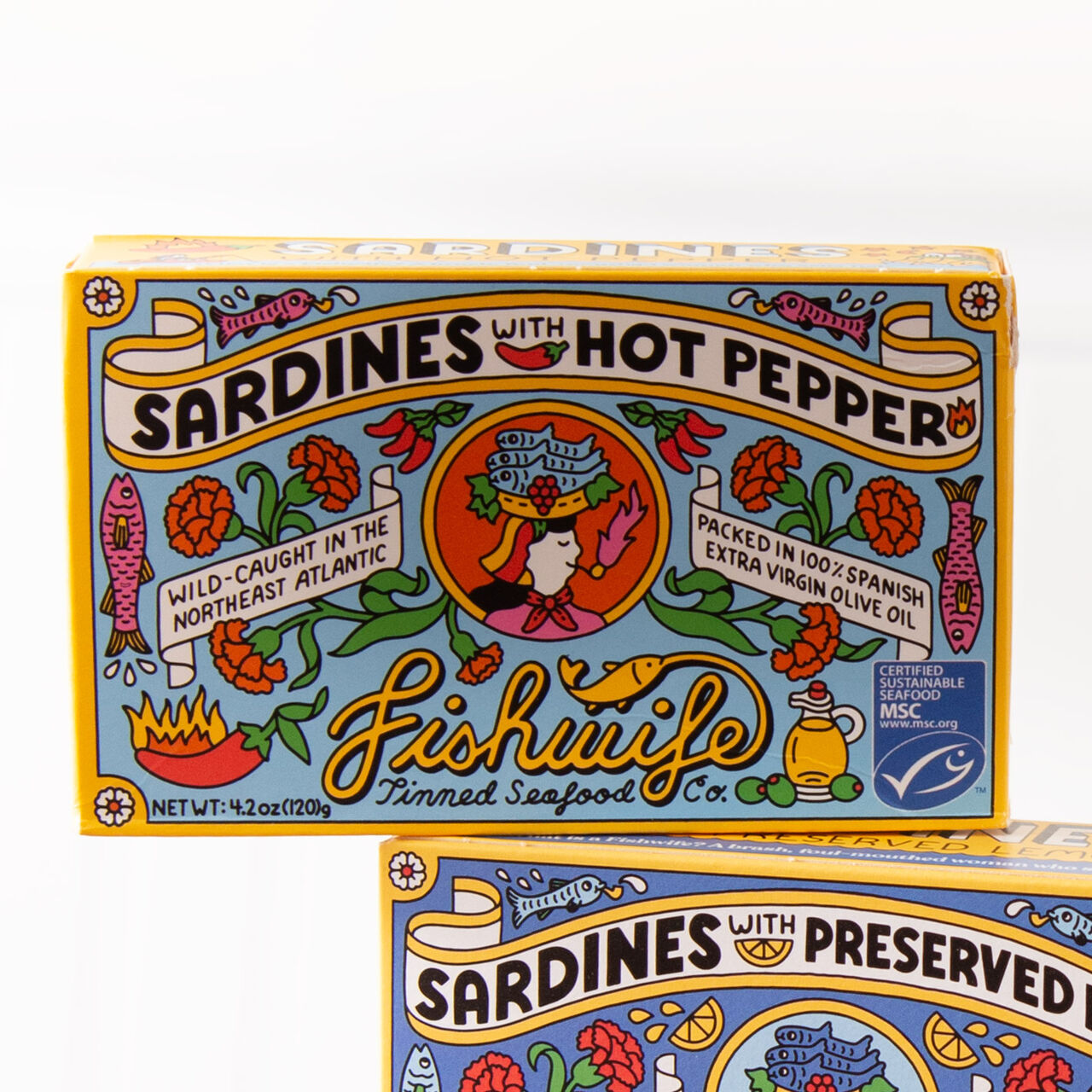 Fishwife Sardines with Hot Pepper  large