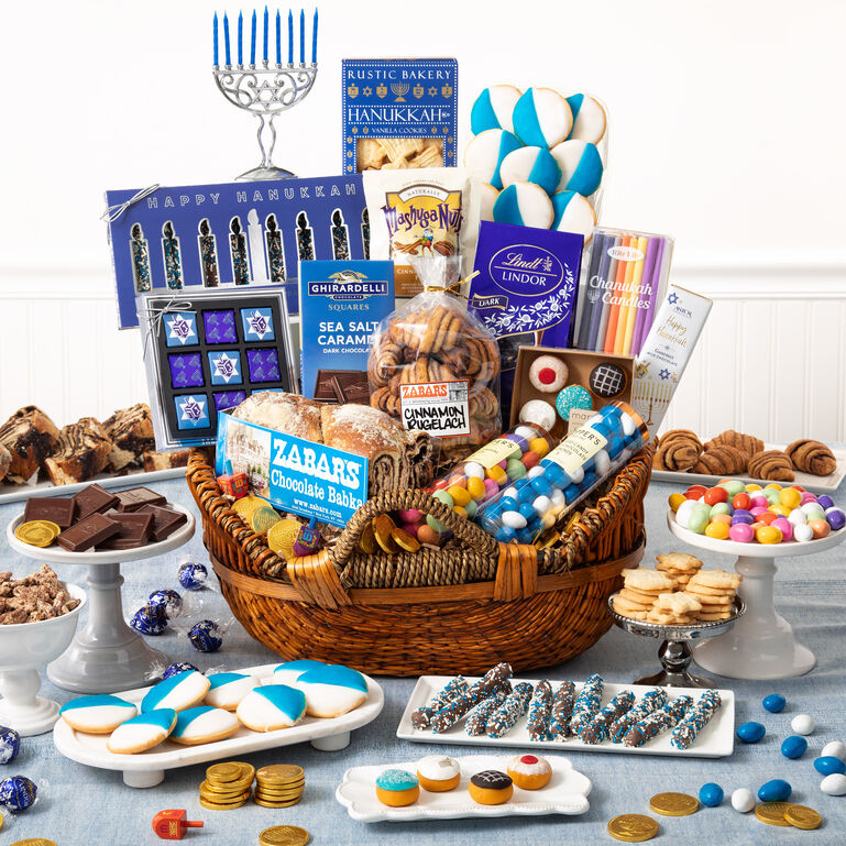 Hanukkah Gift Basket (Kosher)  large