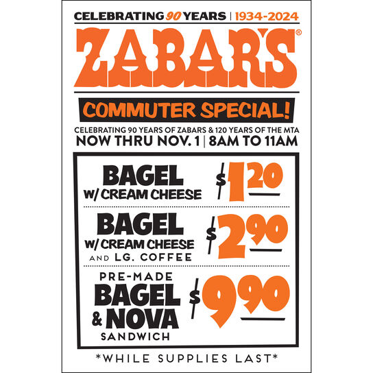 Zabar's Commuter Special Poster  large image number 0