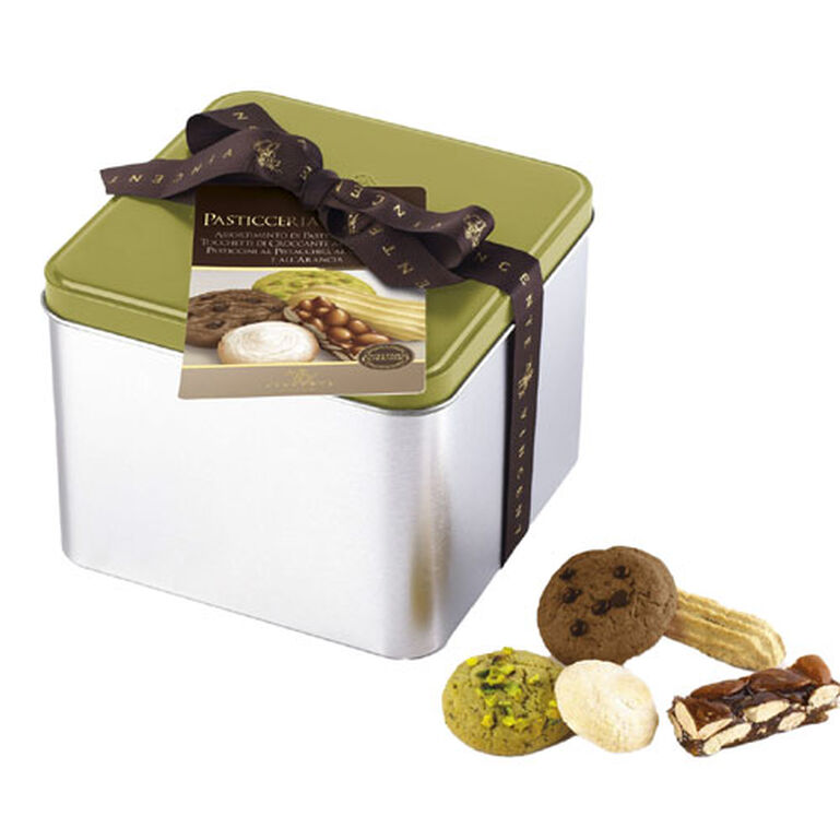 Vincente Sicilian Specialty Cookies in Tin  large