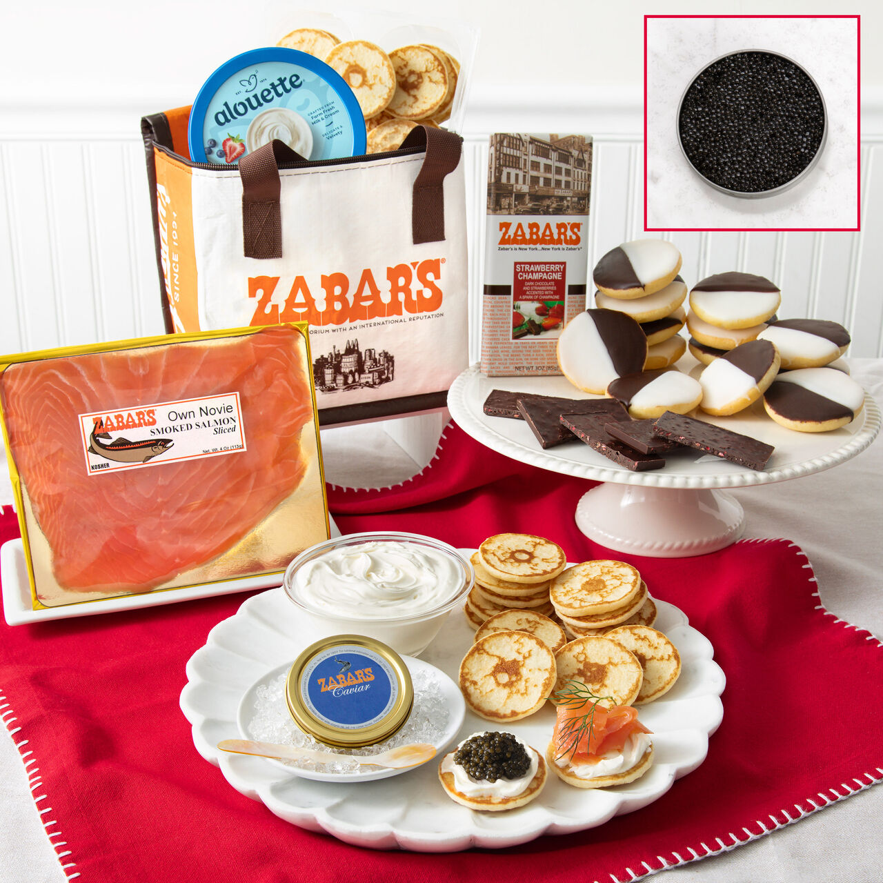 Zabar’s Caviar Gift Set (Italian Siberian 50g)  large