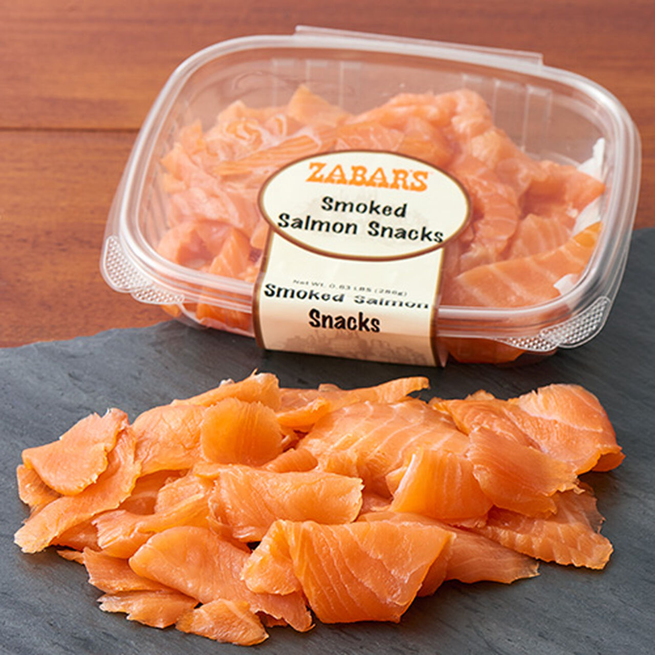 Zabar's Smoked Salmon Snacks (8oz), , large image number 0