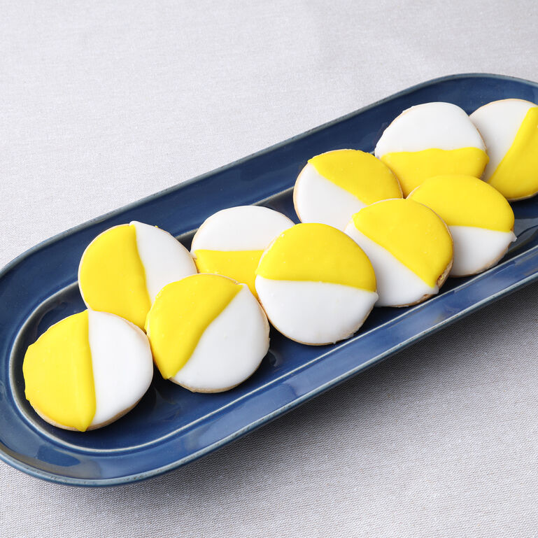 Zabar's Yellow and White Cookies  large