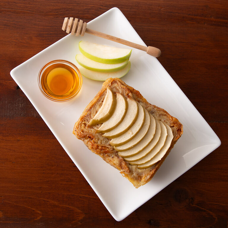 Apple Babka bread pudding