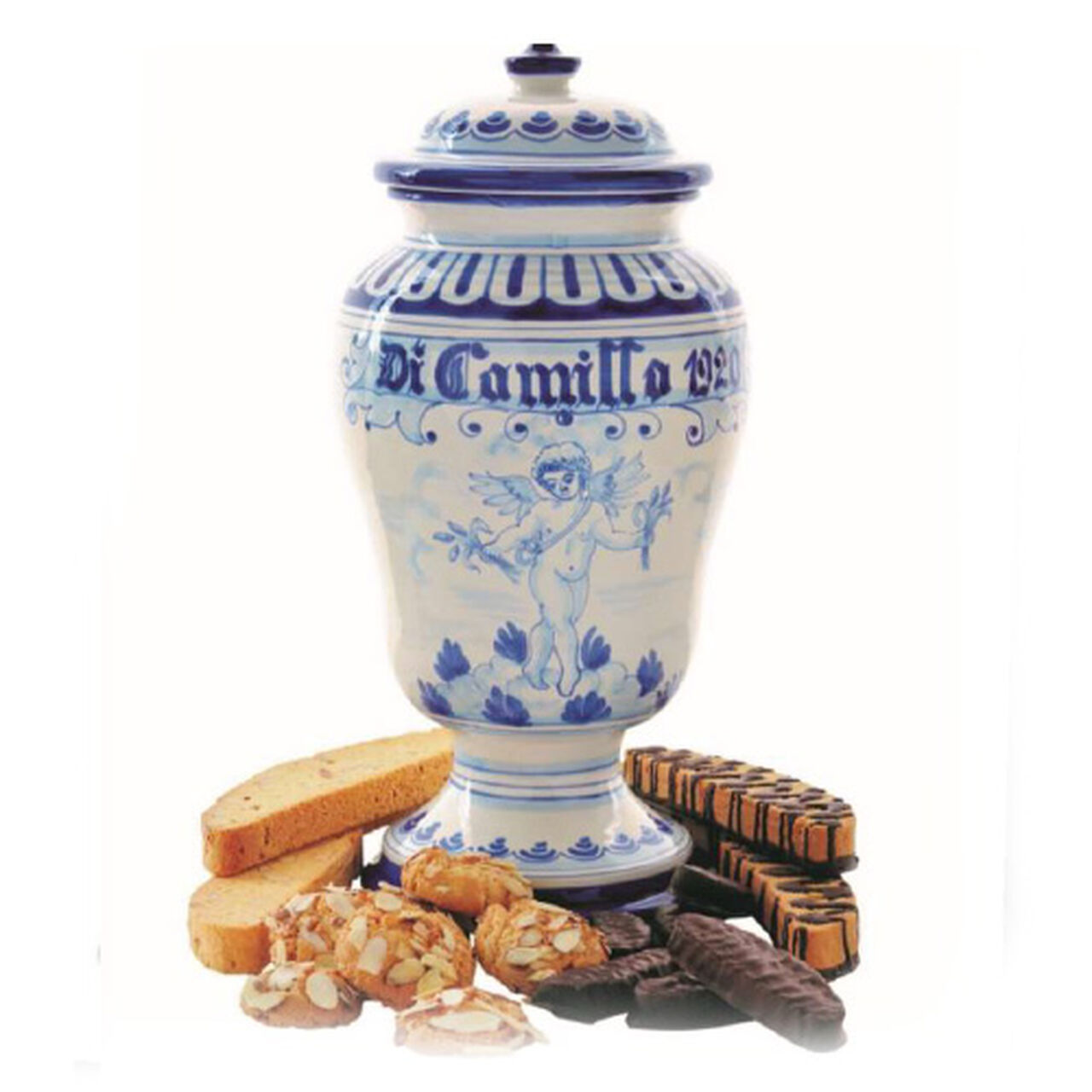 DiCamillo Putti Biscotti Jar, , large image number 0