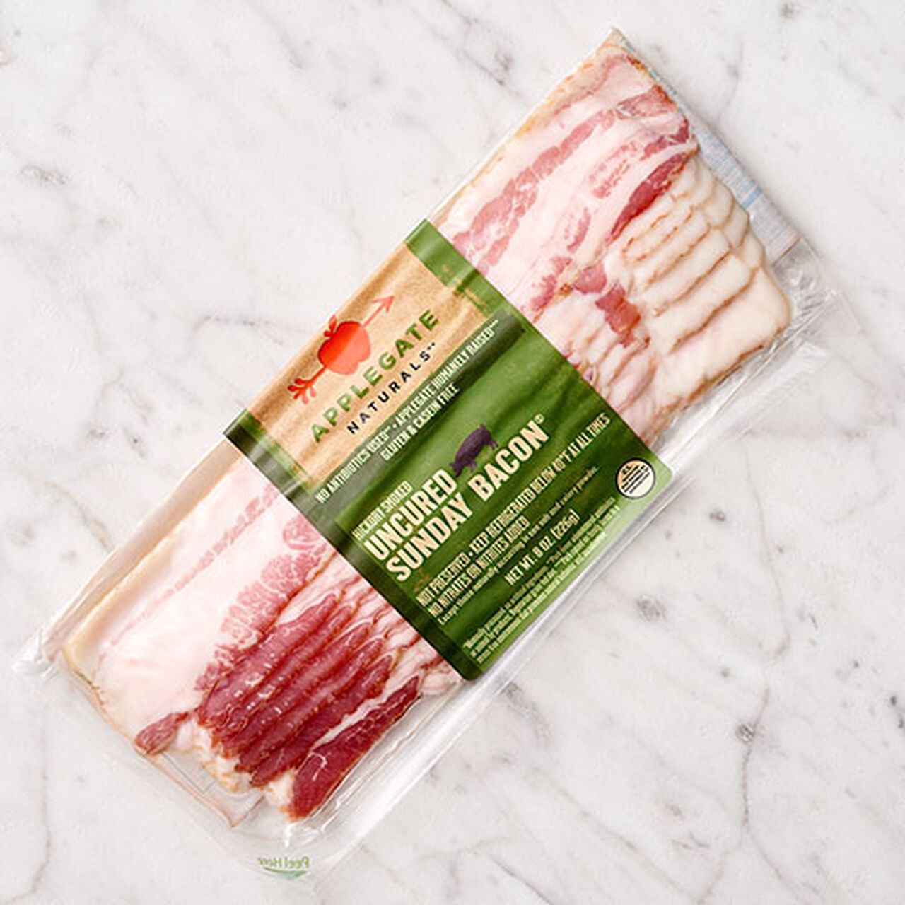 Applegate Naturals Uncured Sunday Bacon - 8 oz., , large image number 0