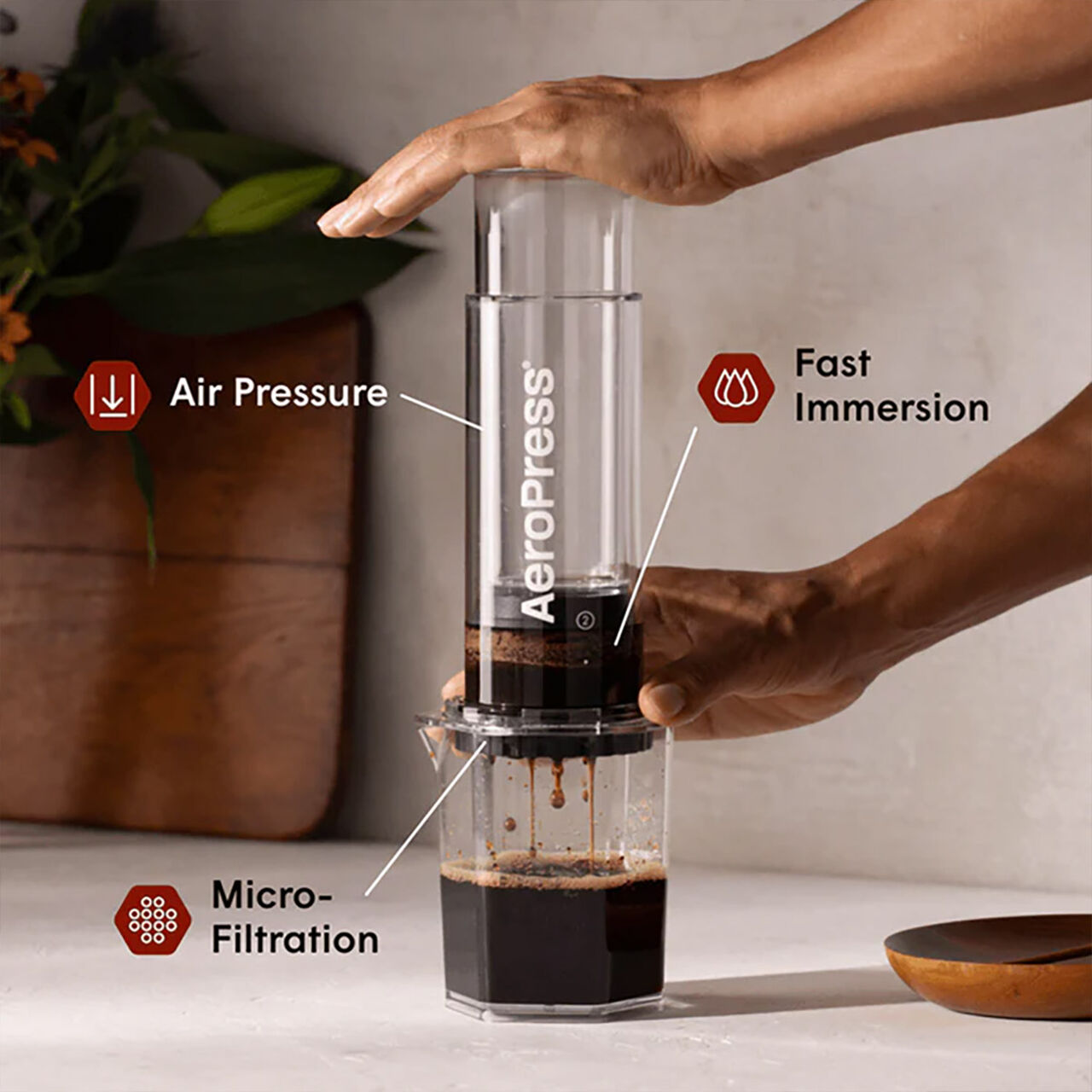 AeroPress Coffee Maker - Clear XL  large