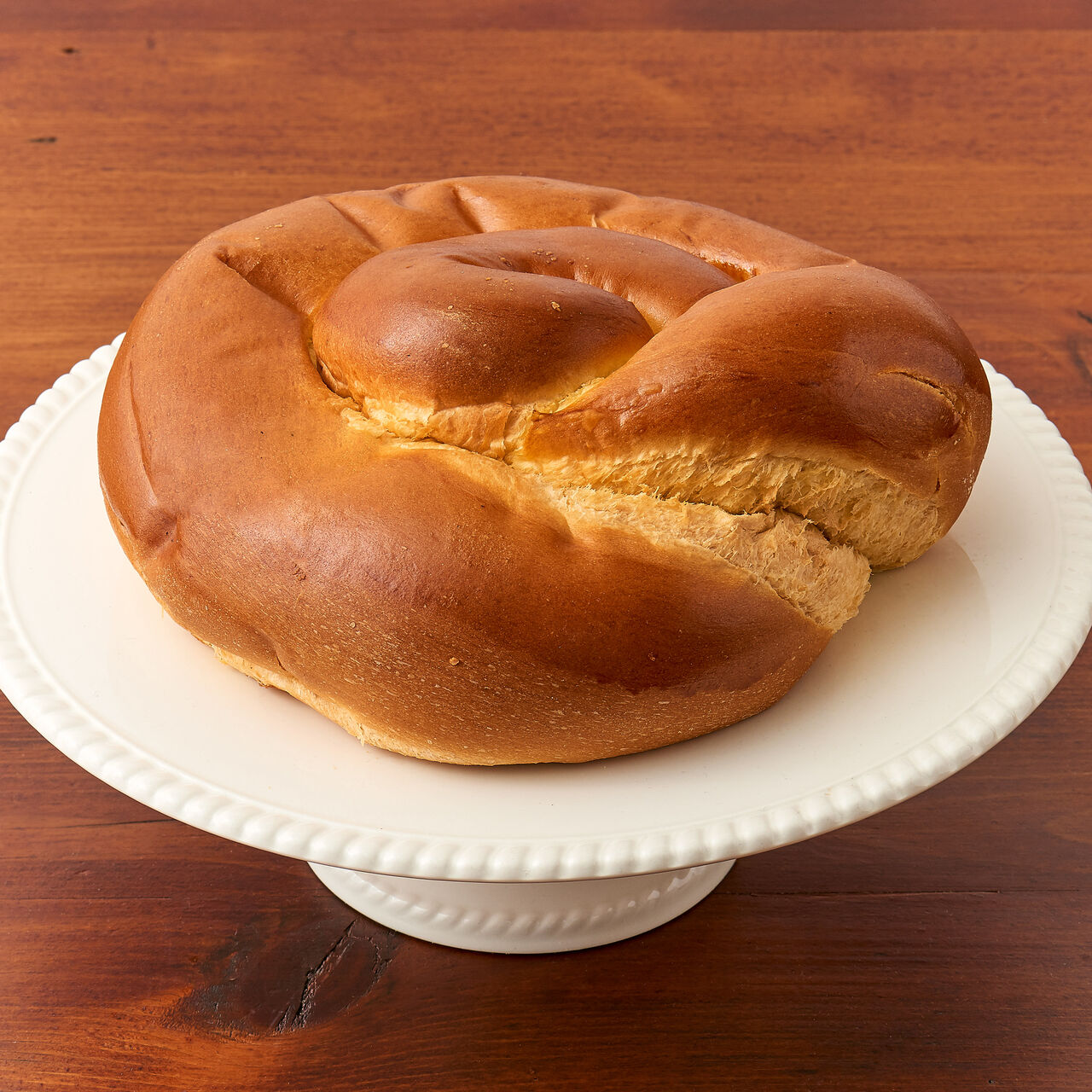 Round Plain Challah - 1-lb (Kosher)  large