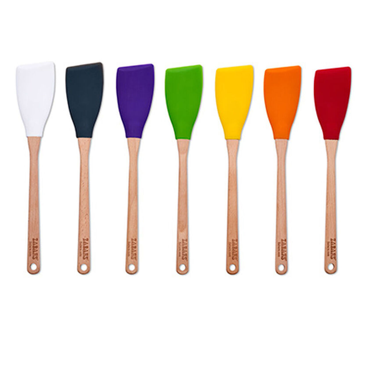 Zabar's Wood & Silicone Spatula, , large image number 0