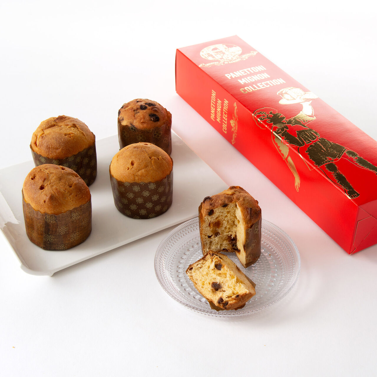 Saronno 5-Piece Mini Panettone Assortment 17.6 oz  large