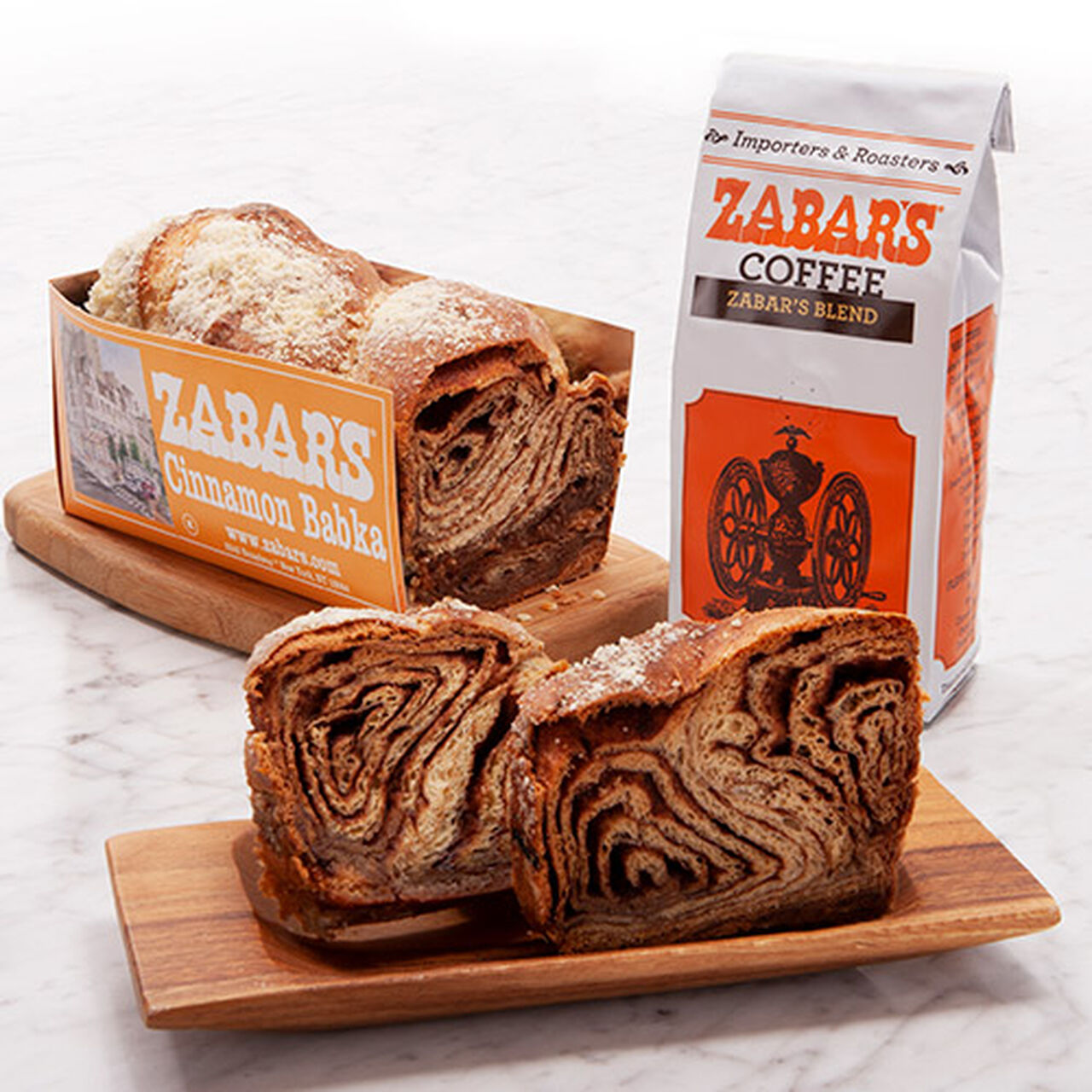 Zabar's Coffee & Cinnamon Babka Bundle (Kosher), , large image number 0