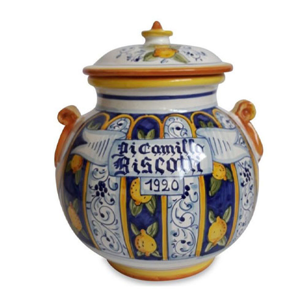 DiCamillo Il Vaso Marget Limone Biscotti Jar, , large image number 0
