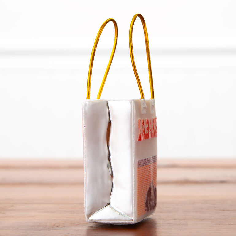 Zabar's Shopping Bag Ornament   large