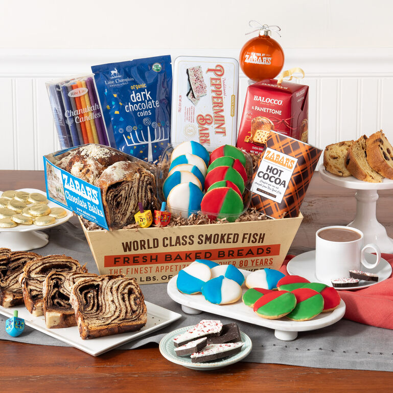 Zabar's Chrismukkah Holiday Mix & Mingle Gift Crate  large