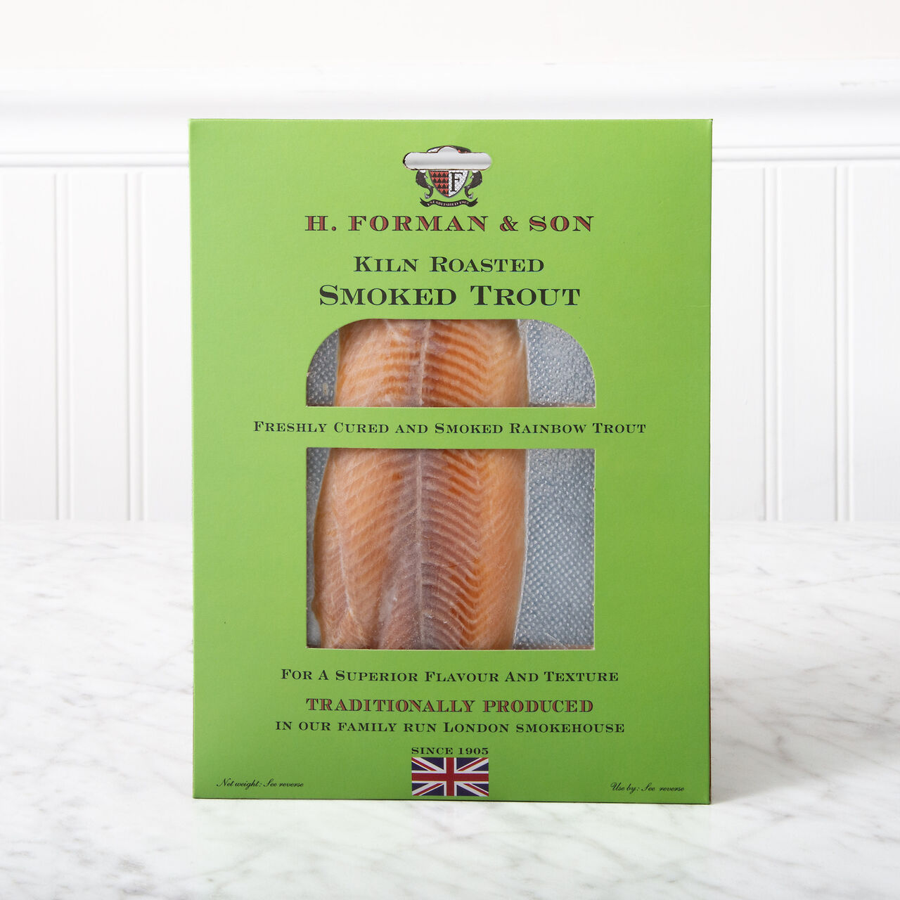 H. Forman & Son Kiln Roasted Smoked Trout  large