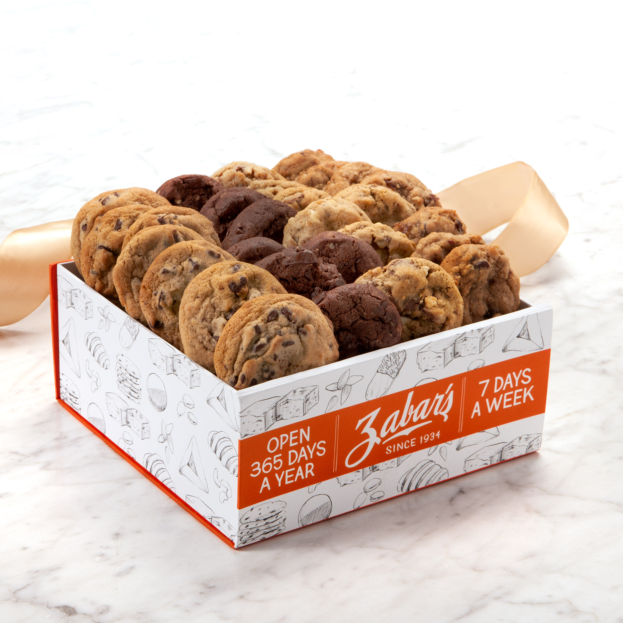 Zabar's All Natural Homemade Cookie Assortment in Box - 1lb