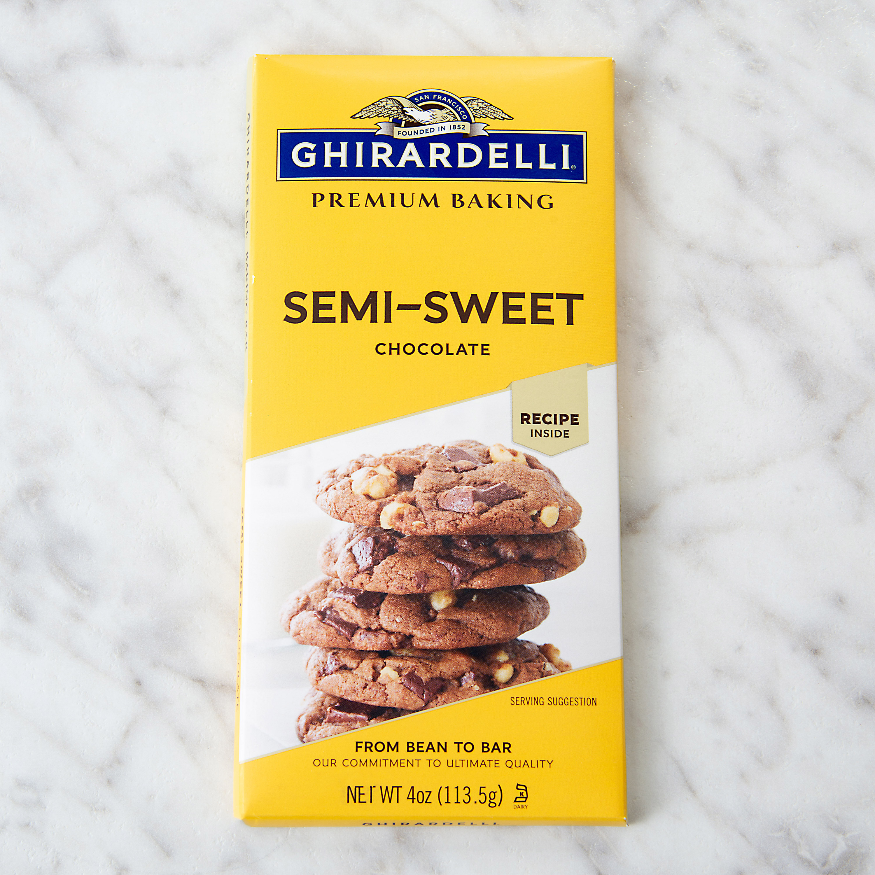 Ghirardelli Semi-Sweet Chocolate Baking Bar 4 oz