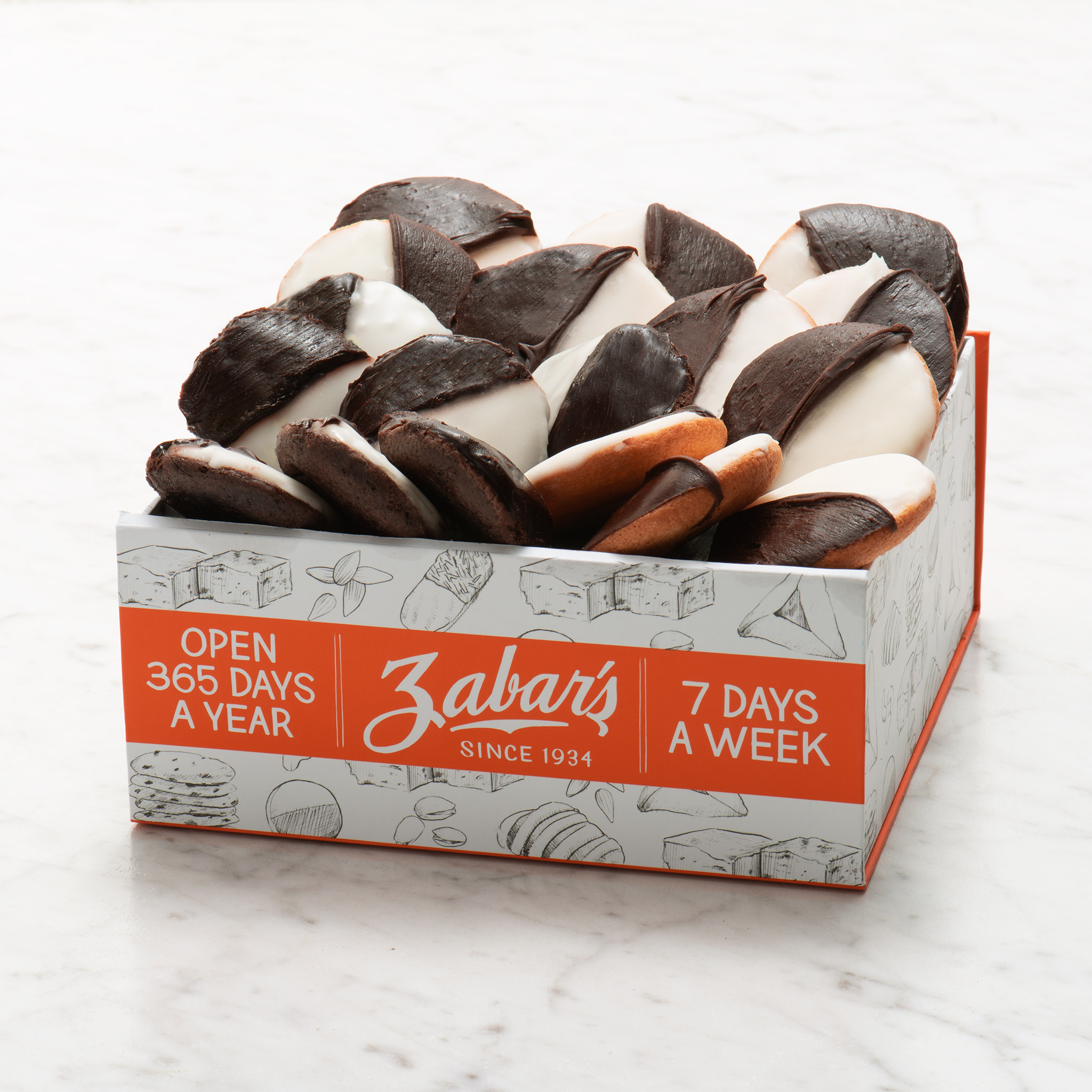 Zabar's Black & White Duo Cookie Box (18oz.)