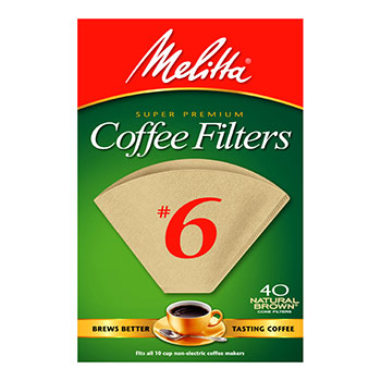 Melitta #6 Coffee Filters - (40ct.)